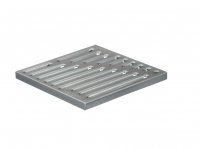 Решетка для дождеприемника Standartpark Polymax Basic 300х300 мм стальная серая